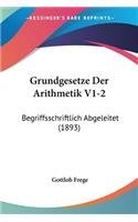 Grundgesetze Der Arithmetik V1-2
