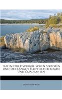 Tafeln Der Hyperbolischen Sektoren Und Der Längen Elliptischer Bogen Und Quadranten