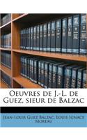 Oeuvres de J.-L. de Guez, sieur de Balzac