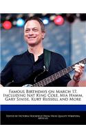 Famous Birthdays on March 17, Including Nat King Cole, Mia Hamm, Gary Sinise, Kurt Russell and More