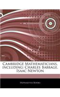 Cambridge Mathematicians, Including: Charles Babbage, Isaac Newton