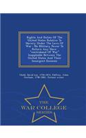 Rights and Duties of the United States Relative to Slavery Under the Laws of War