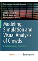 Modeling, Simulation and Visual Analysis of Crowds