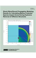 Shock Wave/Sound Propagation Modeling Results for Calculating Marine Protected Species Impact Zones During Explosive Removal of Offshore Structures
