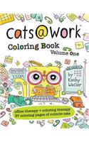 Cats@Work Coloring Book Vol. 1
