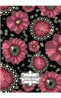 Notebook Journal: Dot-grid, Graph, Lined, Blank No Lined Flower Wallpaper.6 Pocket Notebook Journal Diary (Blank Notebook Journal)