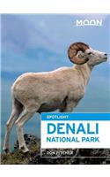 Moon Spotlight Denali National Park