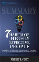Summary of The 7 Habits of Highly Effective People: Powerful Lessons in Personal Change by Stephen R. Corey