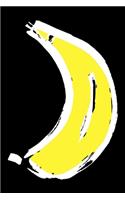 Banana Notebook: 5 x 5 Graph Grid Paper Pages Journal 6 x 9 Inches (15,2 x 22,9 cm) - Nature Art Gift Idea - Diary, Photo Album or Recipes Booklet