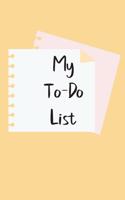 My To Do List