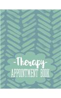 Therapy Appointment Book: Daily And Hourly Schedule With 15 Minutes Interval