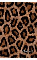 NoteBook: Lined Notebook, Leopard Journal, Unique Diary, Bullet Journal, for Writing - 100 Pages - 6 x 9