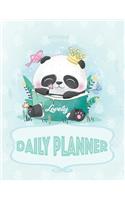 Daily planner notebook: Daily planner Notebook with Cute Cartoon cover Extra large (8.5 x 11) inches, 110 pages, Daily planner notebook(3 Planner Book)
