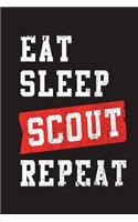 Eat, Sleep, Scout, Repeat Journal for Scouting