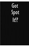 Got Spot It!?: Spot It! Diary Journal