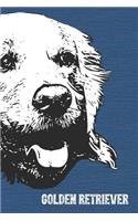 Golden Retriever Lined Notebook: An Elegant Lined Journal for Golden Owners(23 Pedigree Prints Dog Journals and Notebooks)