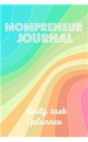 Mompreneur Journal Daily Task Planner: Homework Book Notepad Composition and Journal Diary