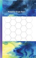 Hexagonal Graph Paper: Hexagon Paper (Large) 0.5 Inches (1/2) 100 Pages (5x8) Cream Paper, Hexes Radius Honey Comb Paper, Organic Chemistry, Biochemistry, Science Notebook
