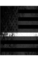 Thin White Line Sketchbook: Thin White Line Sketchbook, EMS Notebook, EMT Sketch Book, Thin White Line Drawing Book, 8.5 X 11 Sketch Paper with 120 Pages