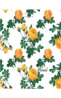 Floral Composition Notebook