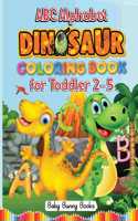 ABC Alphabet Dinosaurs Coloring Books for Toddler 2-5