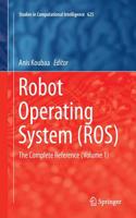 Robot Operating System (Ros): The Complete Reference (Volume 1)