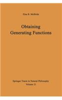 Obtaining Generating Functions: (21 Springer Tracts in Natural Philosophy)