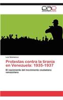 Protestas contra la tiranía en Venezuela: 1935-1937