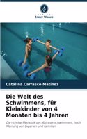 Welt des Schwimmens, für Kleinkinder von 4 Monaten bis 4 Jahren