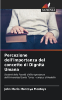 Percezione dell'importanza del concetto di Dignità Umana