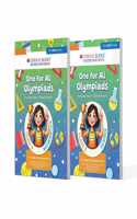 Oswaal One For All Olympiad Previous Years Solved Papers Class 8 (Set of 2 Books) Maths & Science for 2025 Exam