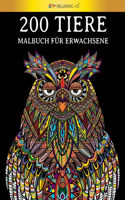 200 Tiere - Malbuch für Erwachsene