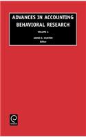Advances in Accounting Behavioral Research