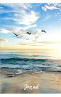 Journal: Beach Theme Cover For School Adults and Kids that Love Creative Writing and Nature