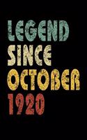 Legend Since October 1920