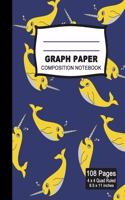 Graph Paper Composition Notebook