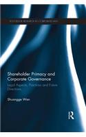 Shareholder Primacy and Corporate Governance