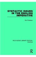 Syntactic Issues in the English Imperative