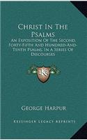 Christ in the Psalms