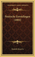 Poetische Eerstelingen (1802)