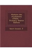 Histoire Des Revolutions D'Haiti