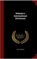 Webster's International Dictionary: (English)