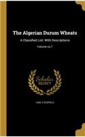 The Algerian Durum Wheats
