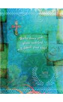 Journal: Write Down your Plans and God Will Direct your Steps: Faith Devotional Journal(English)