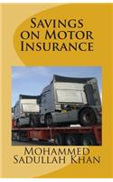 Savings on Motor Insurance