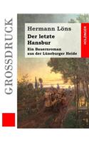 Der letzte Hansbur (Großdruck)