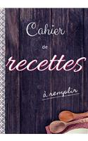 Cahier de recettes