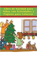 Libro de Navidad para Niños con Actividades y Páginas para Colorear