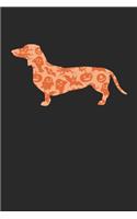 Dachshund Notebook - Halloween Dachshund Journal - Dachshund Gift for Dog Lovers - Dachshund Diary