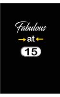 Fabulous at 15